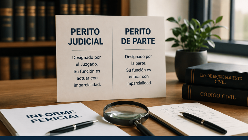 Perito calígrafo, Judicial o de Parte. ¿Es lo mismo?