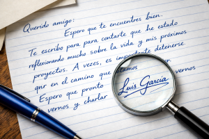 Como se analiza la escritura y la firma en grafología