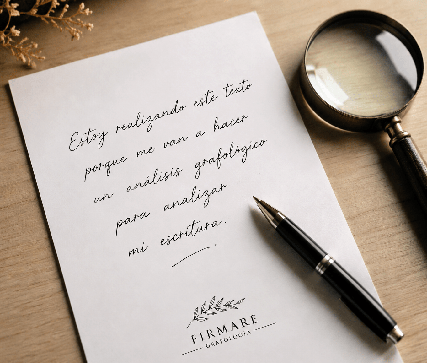 Estudio grafológico personalizado de escritura y firma en edición artesanal Handmade | Firmare Grafología