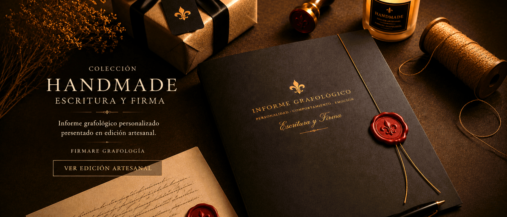Informe grafológico artesanal Handmade. Edición limitada escritura y firma | Firmare Grafología